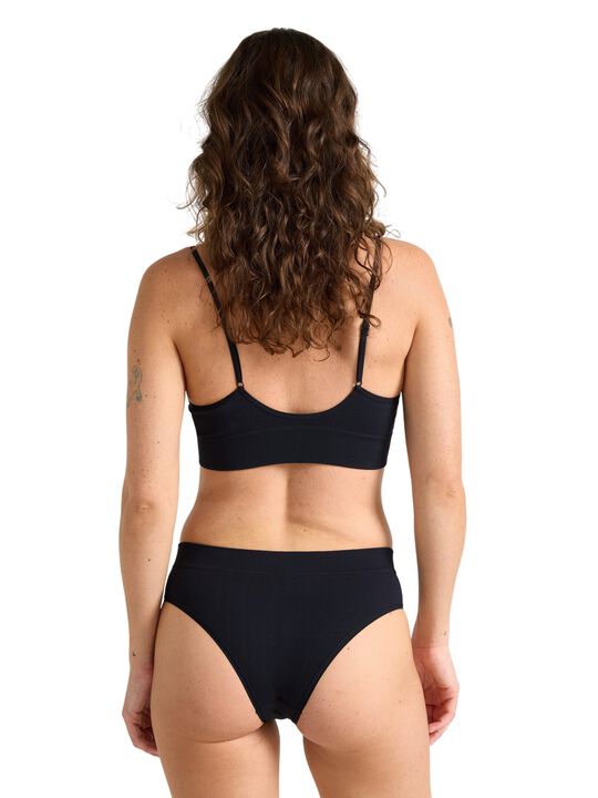 Ribbade trosor utan sömmar med hög midja