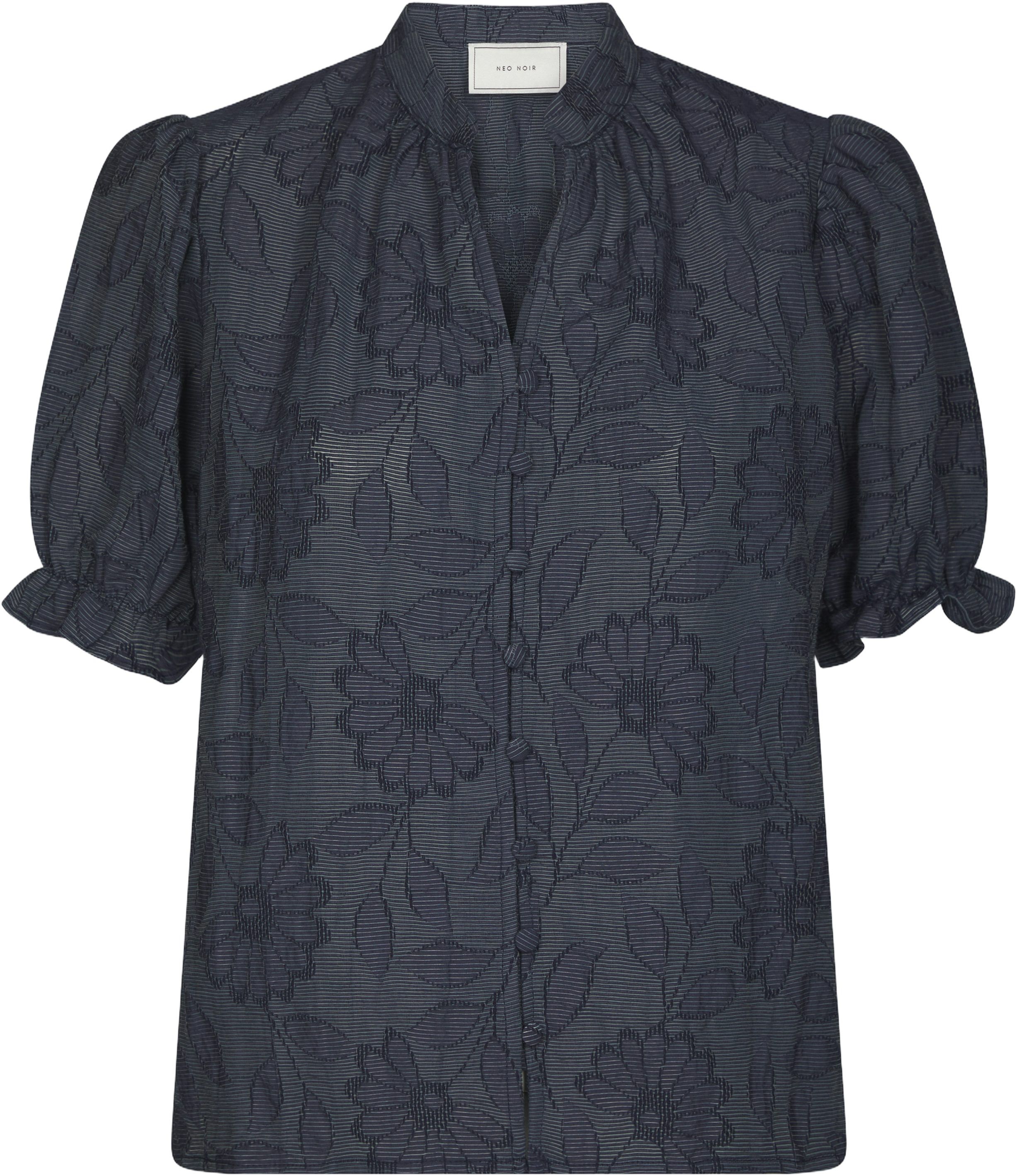 Zika Flower Stripe Blouse