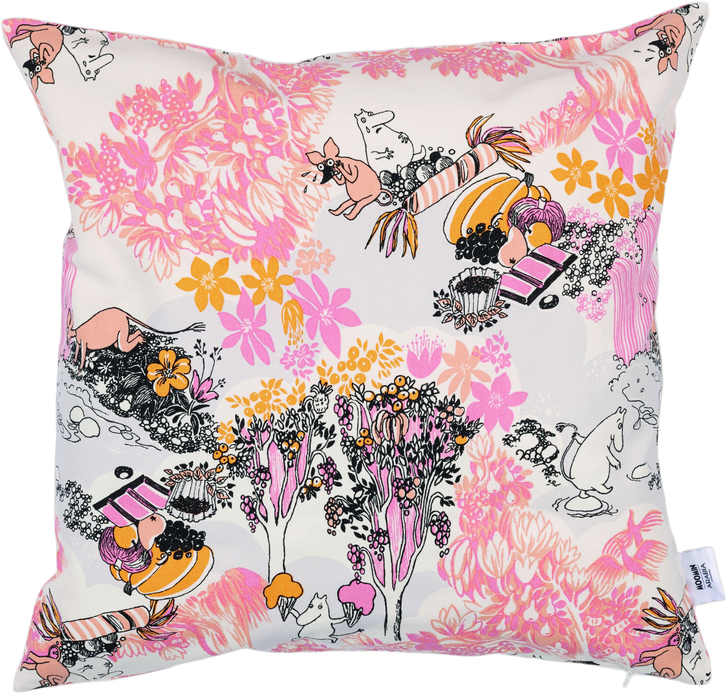 Moomin Arabia 50x50cm pudebetr&aelig;k lyser&oslash;d GOTS