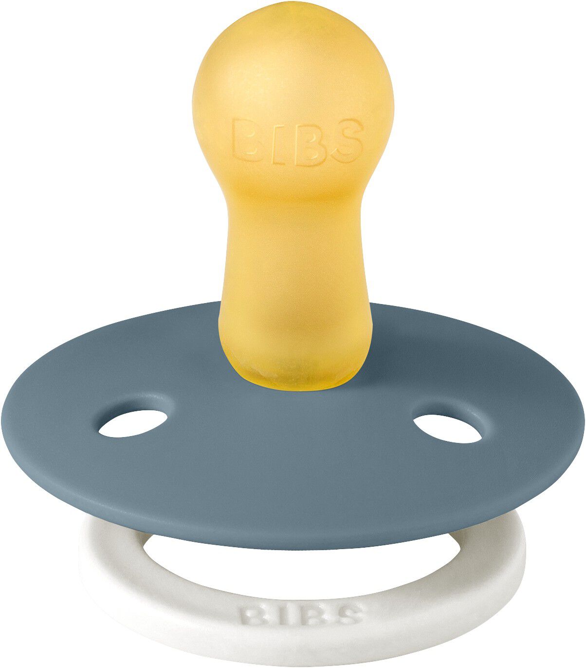 BIBS Pacifier Colour Latex Size 2 Petrol GLOW