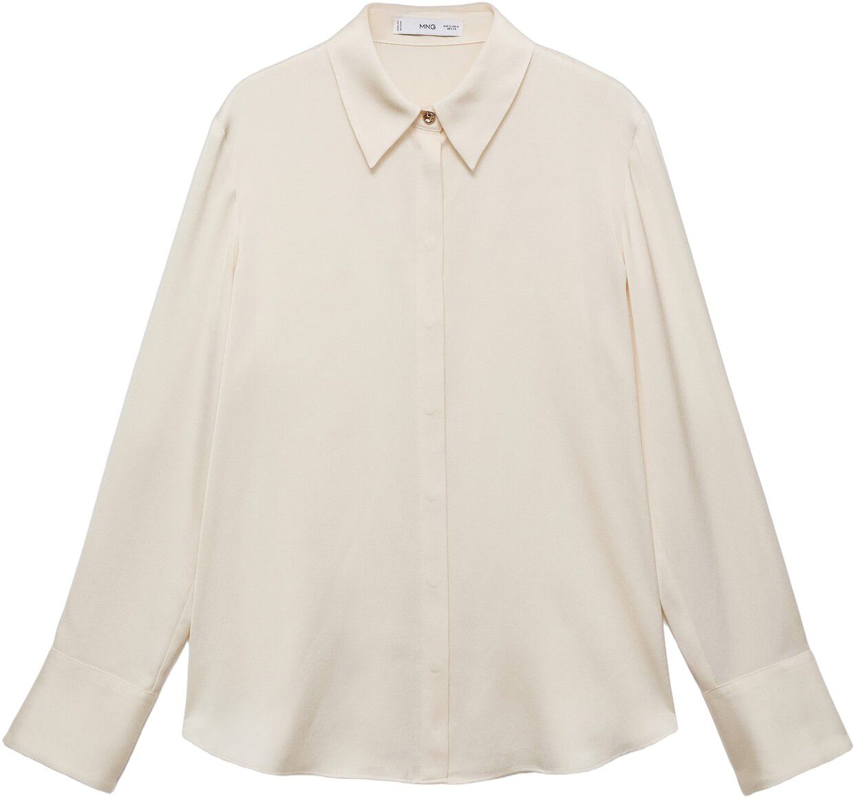 Satin finish flowy shirt