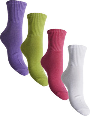 PCCALLY SOLID SOCKS 4-PACK D2D