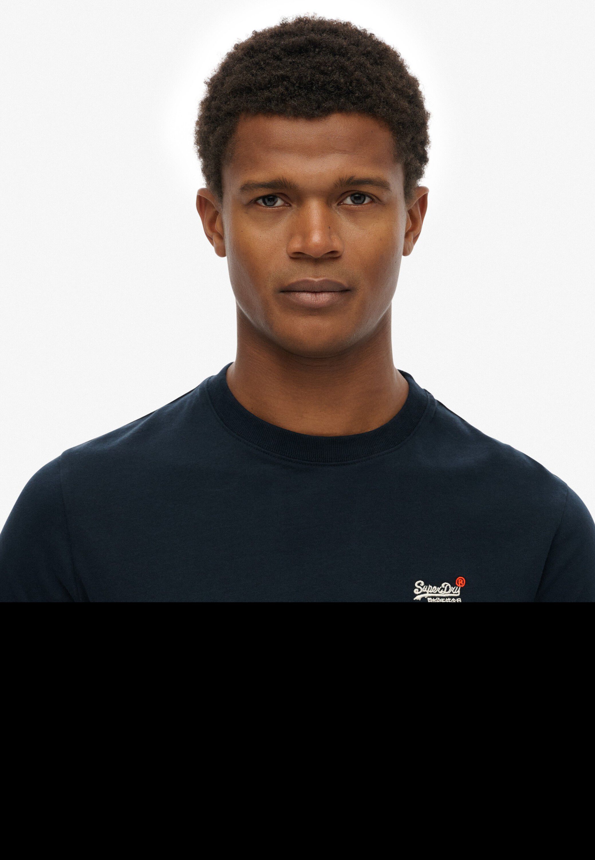 ESSENTIAL CONTRAST EMB TEE