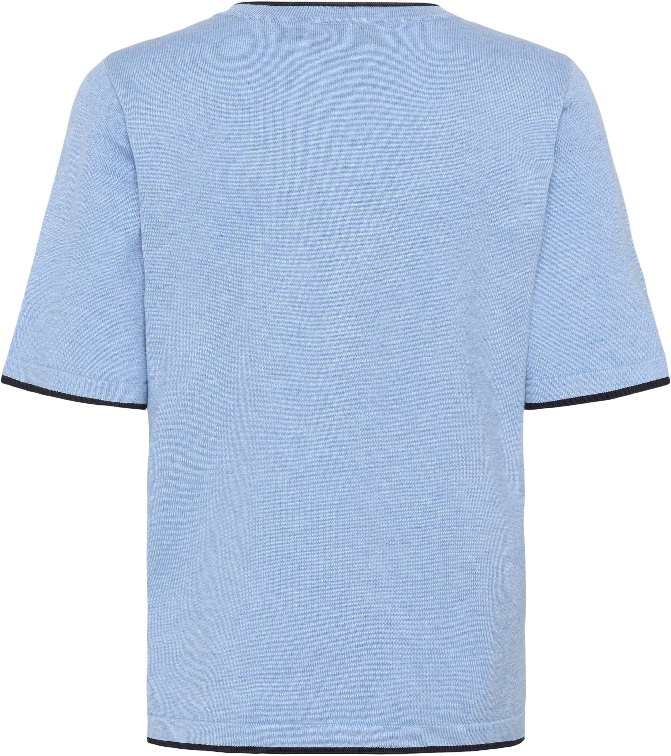 MilaSZ Contrast Stripe SS Pullover