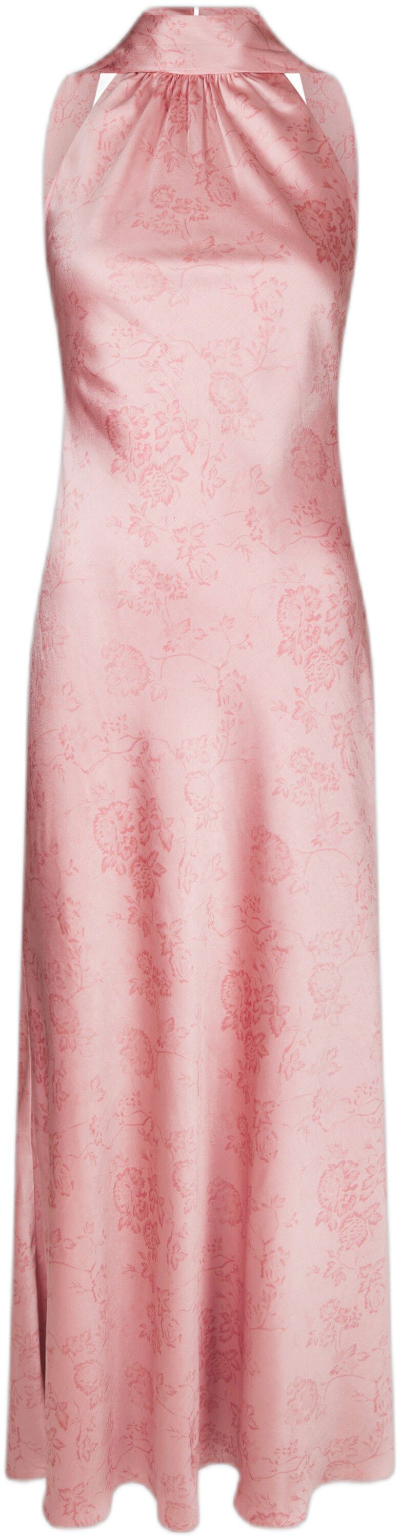 Fiona Pattern Satin Dress