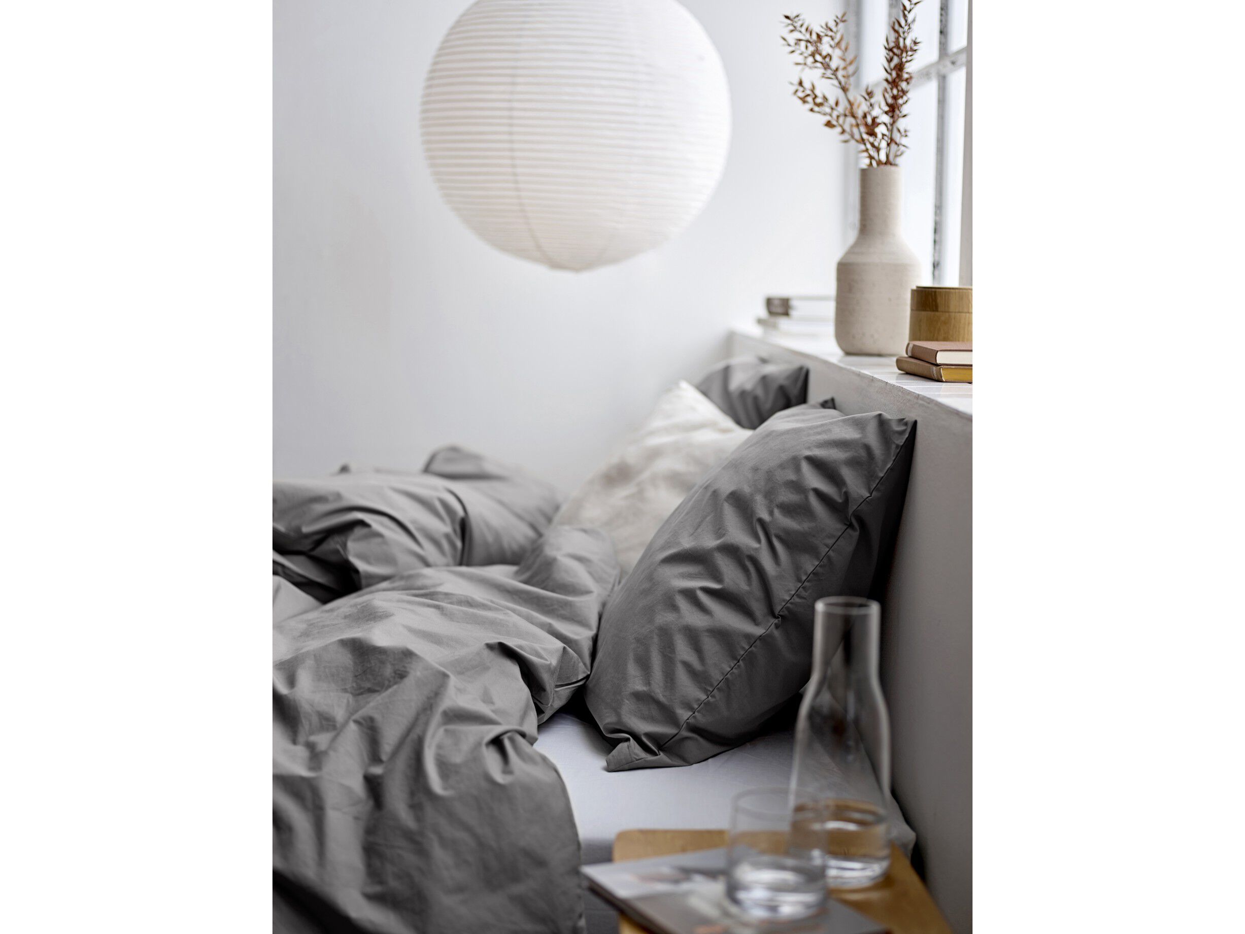 P&aring;slakanset 140x200 Whisper Stone Grey