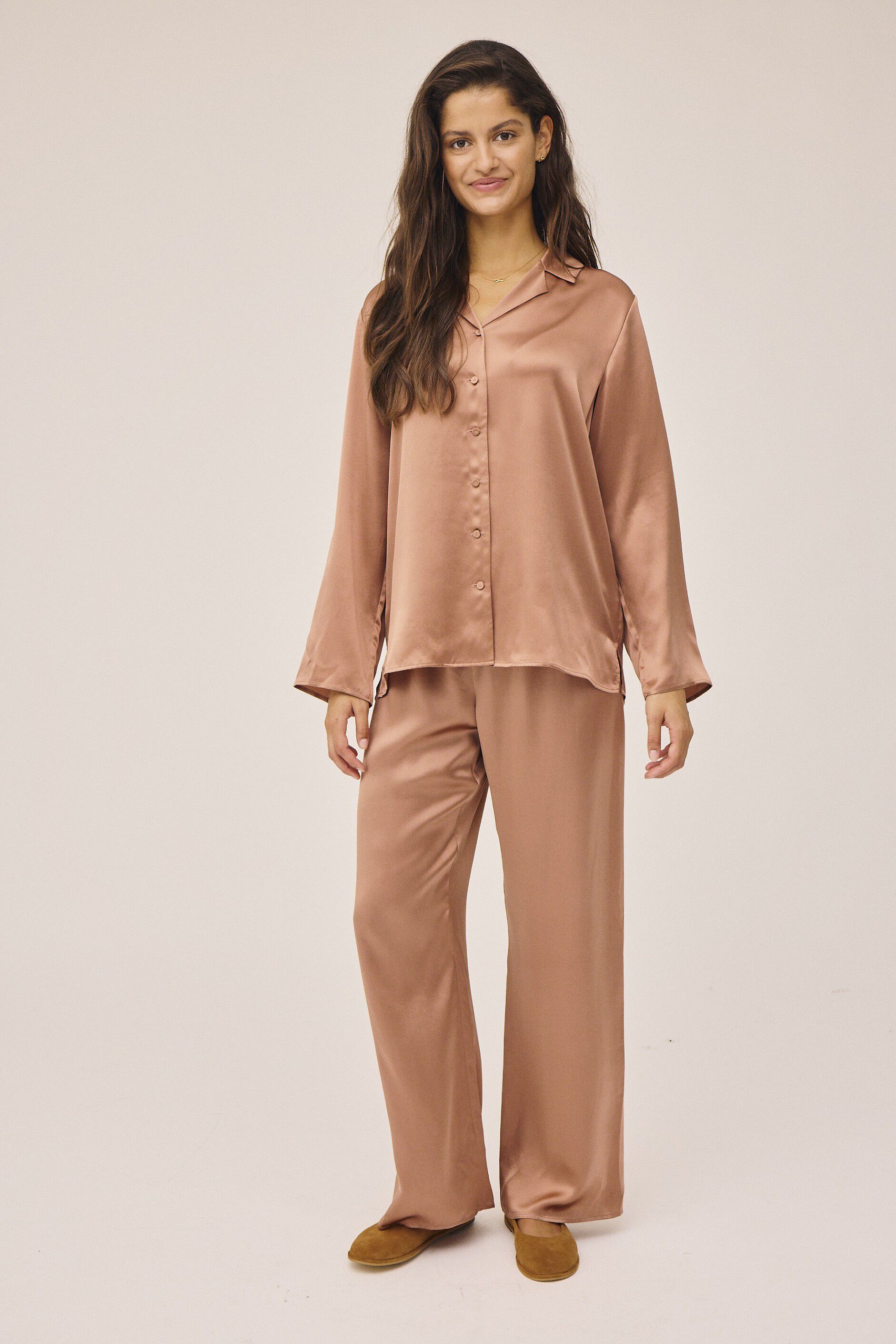 Moon 1 G - Pyjamas Shirt, 100% Silk