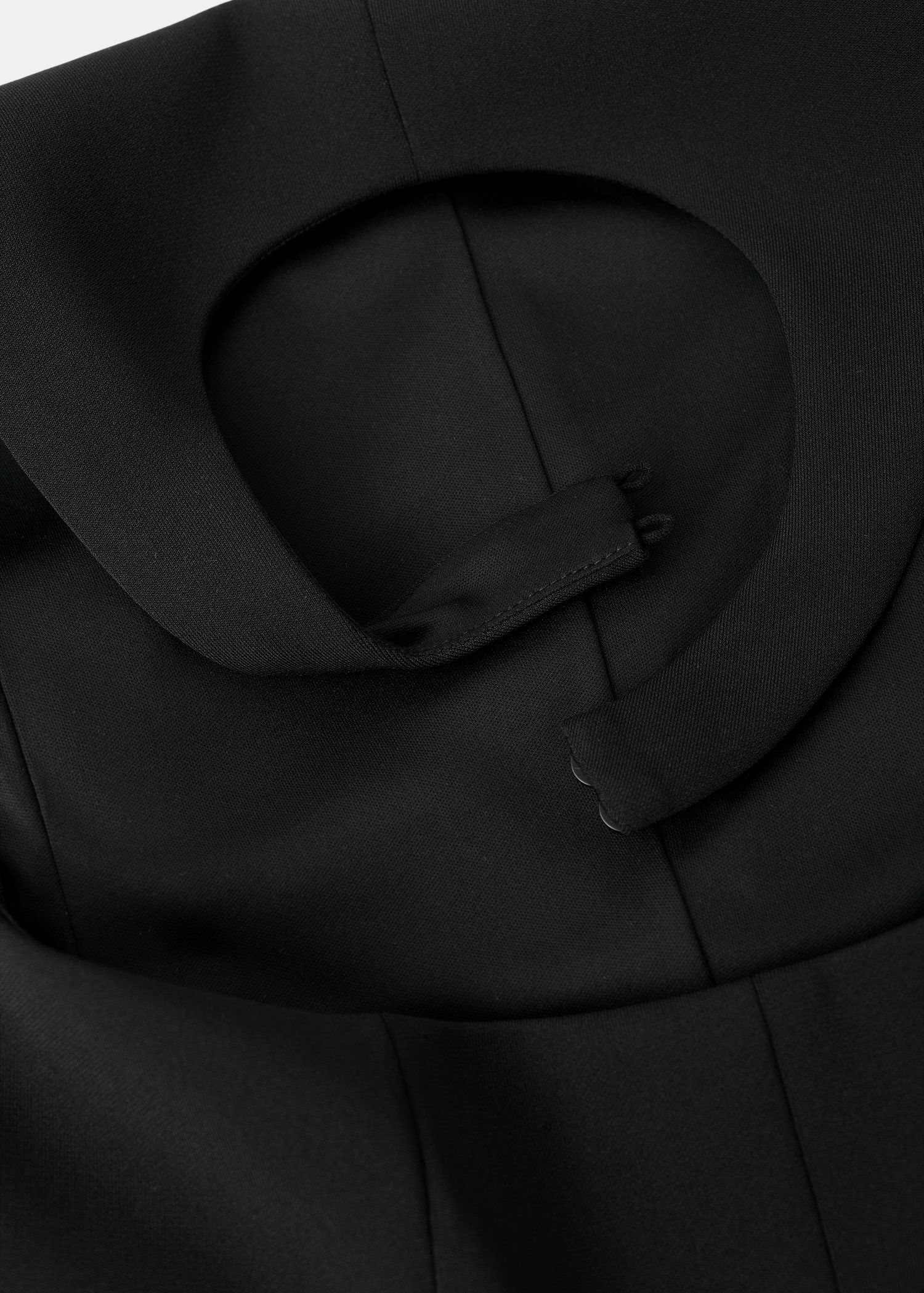 Halter-neck peplum top