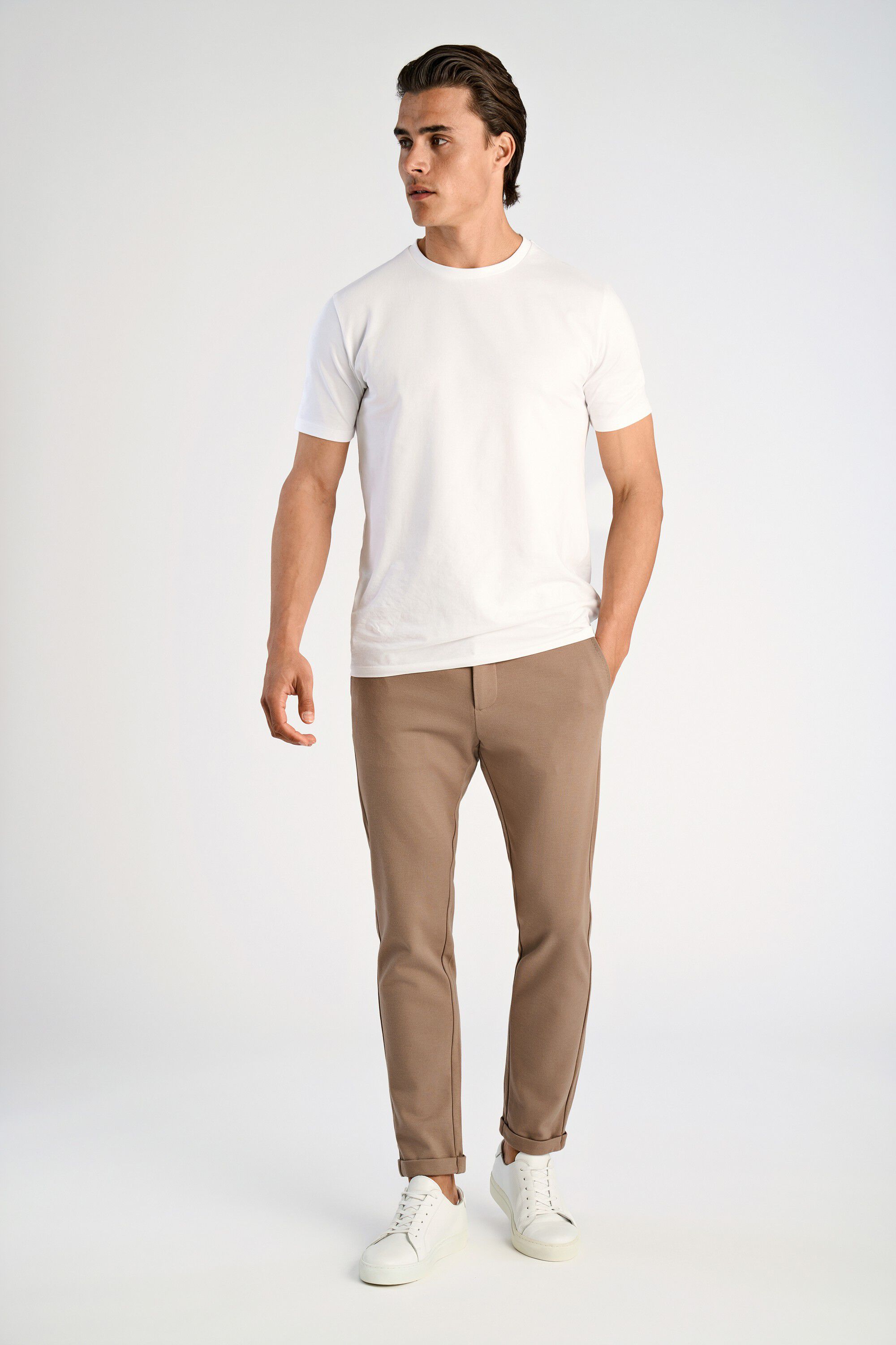 Superflex knitted cropped pant