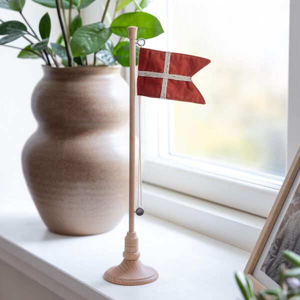 Sebra Fødselsdags bordflag, træ