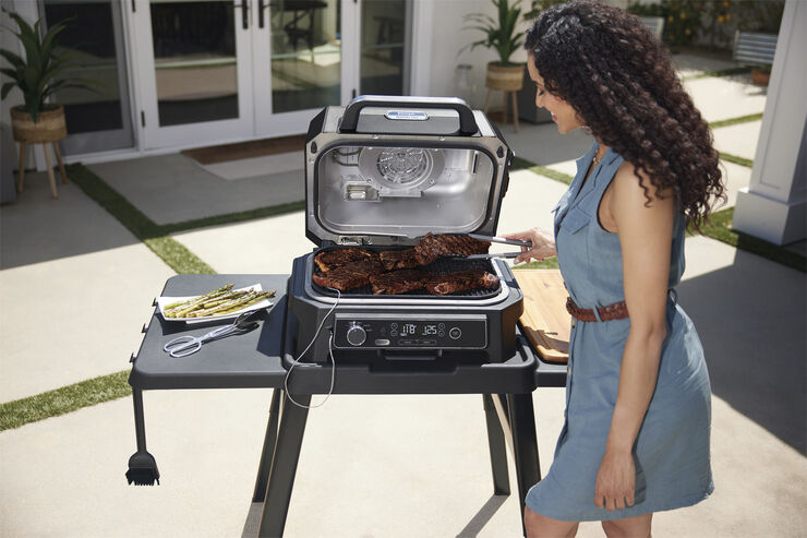 Ninja Woodfire OG850EU Smart Cook System XL Electric BBQ Gri