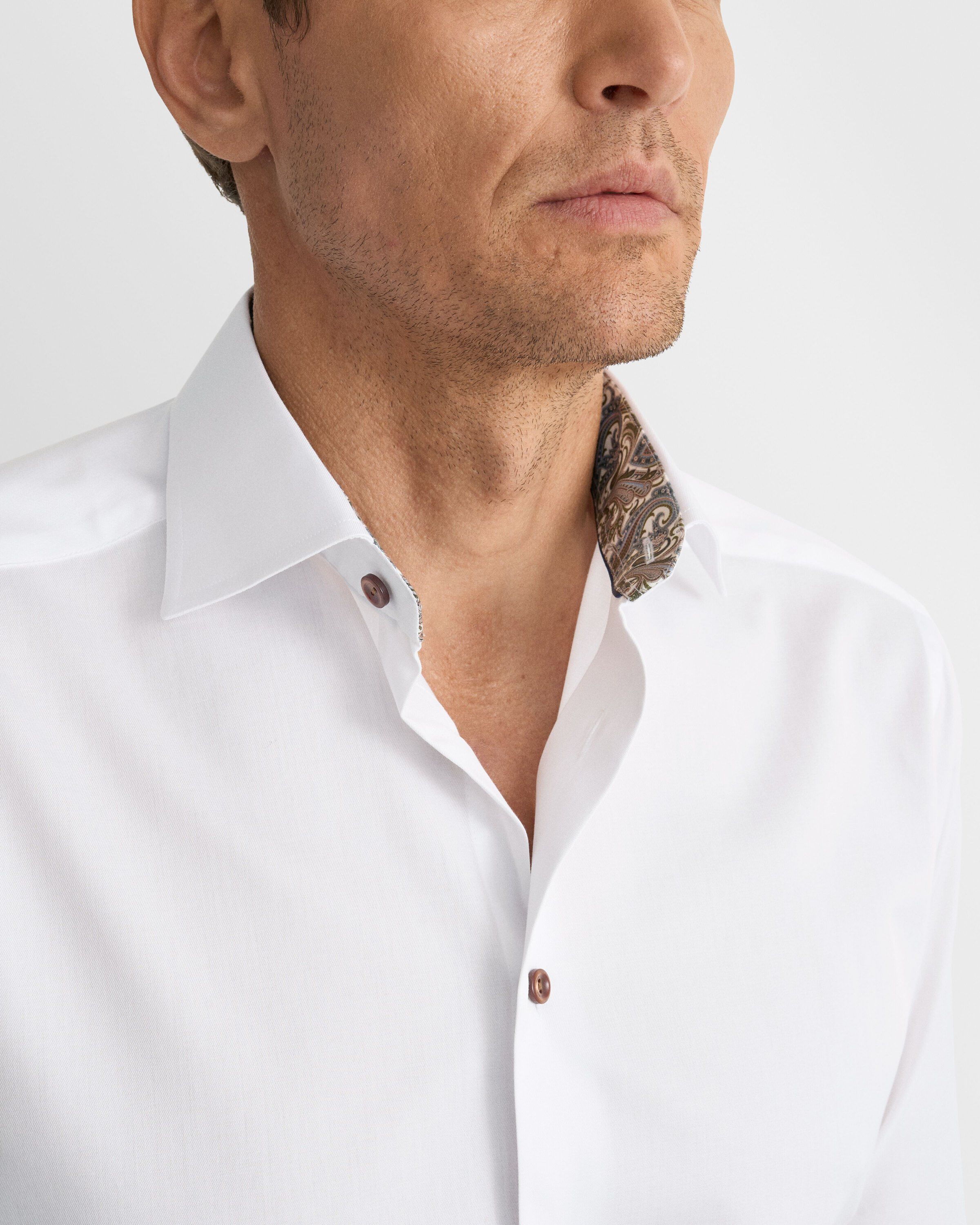 Paisley Effect Signature Twill Shir