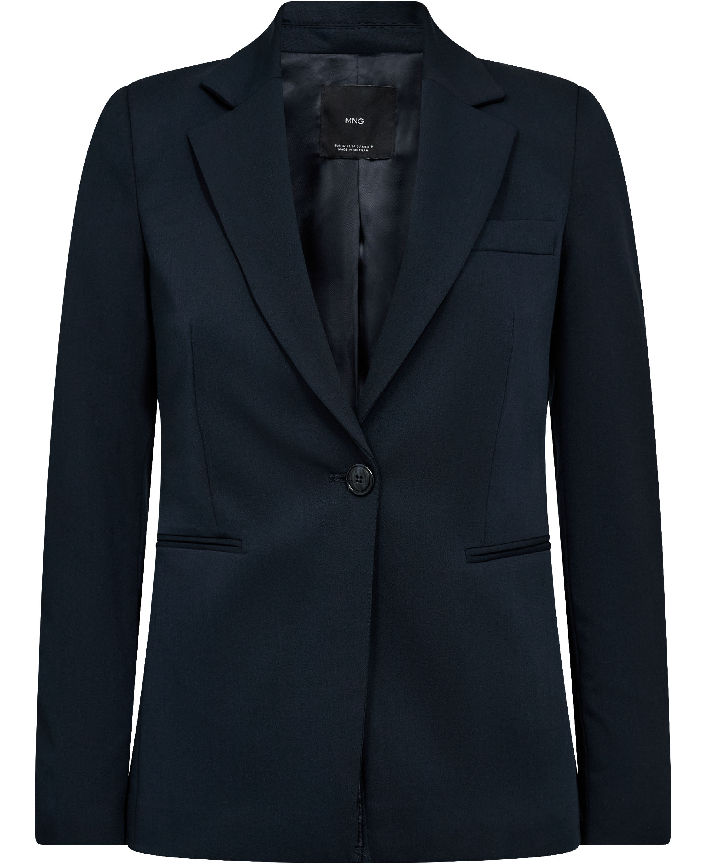 Fitted suit jacket
