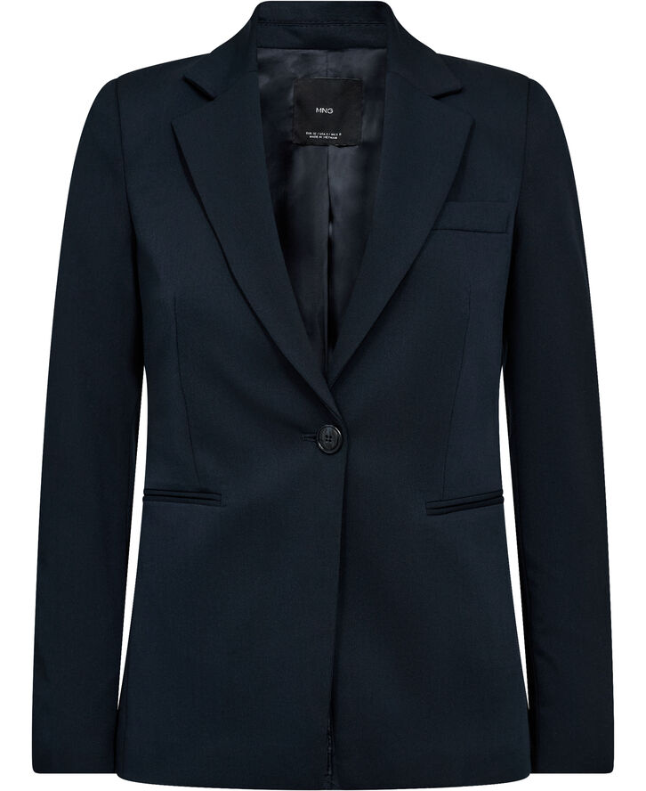 Fitted suit jacket