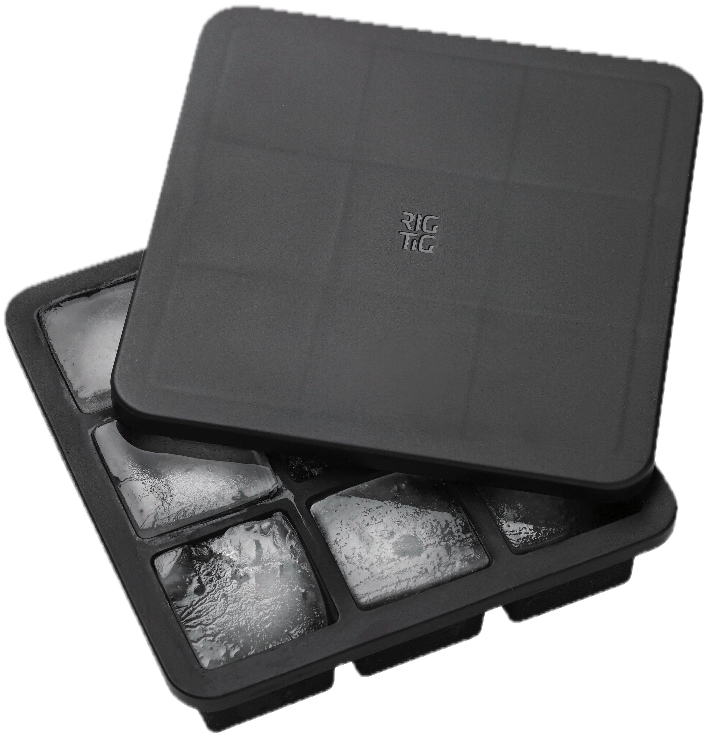 FREEZE-IT Iskubsform med lock H 5 cm black