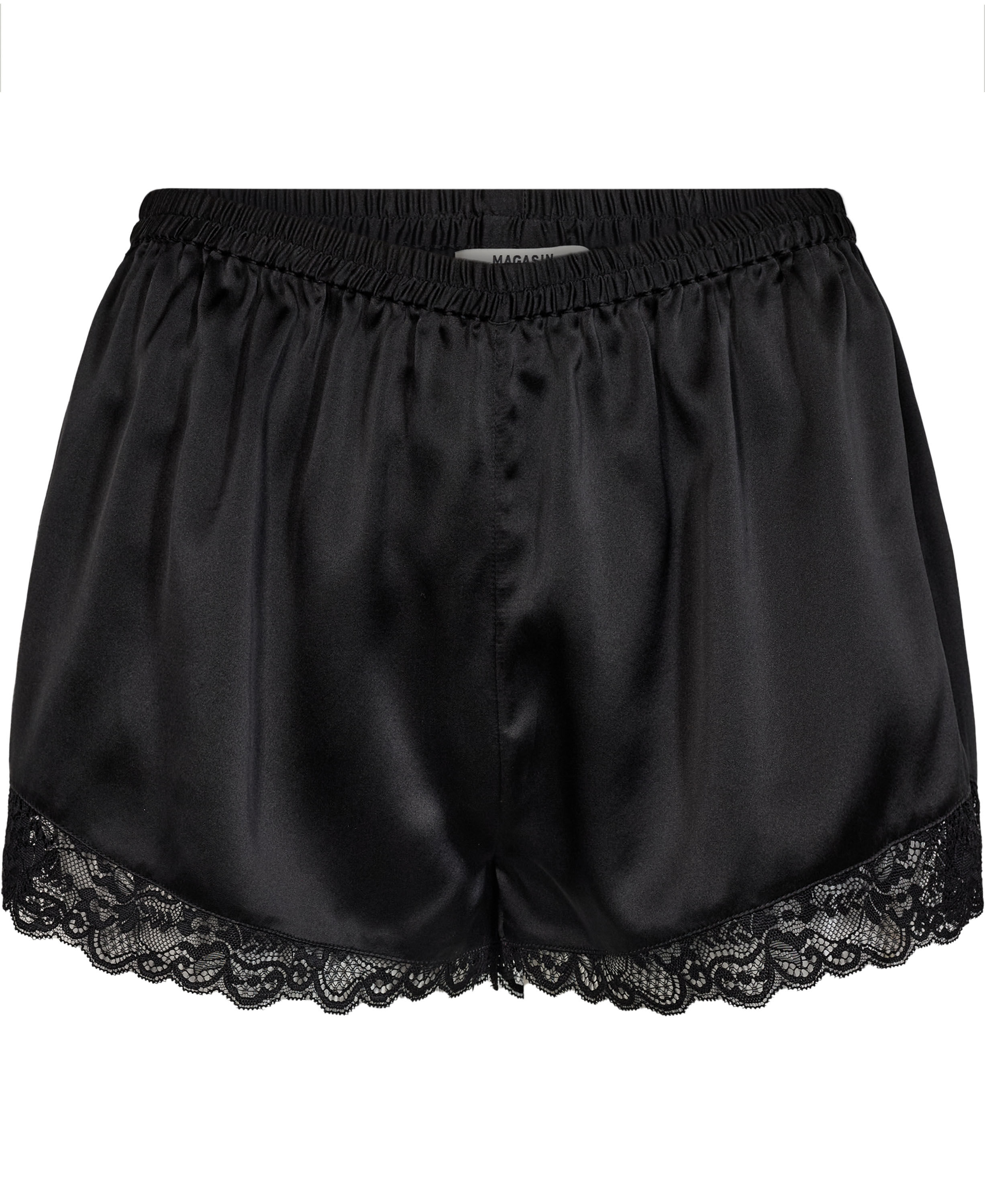 Moon 4 G - French Knickers w. Lace, 100% Silk