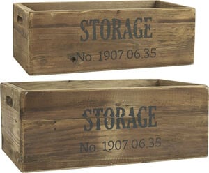 Kassesæt a 2 m/tekst STORAGE