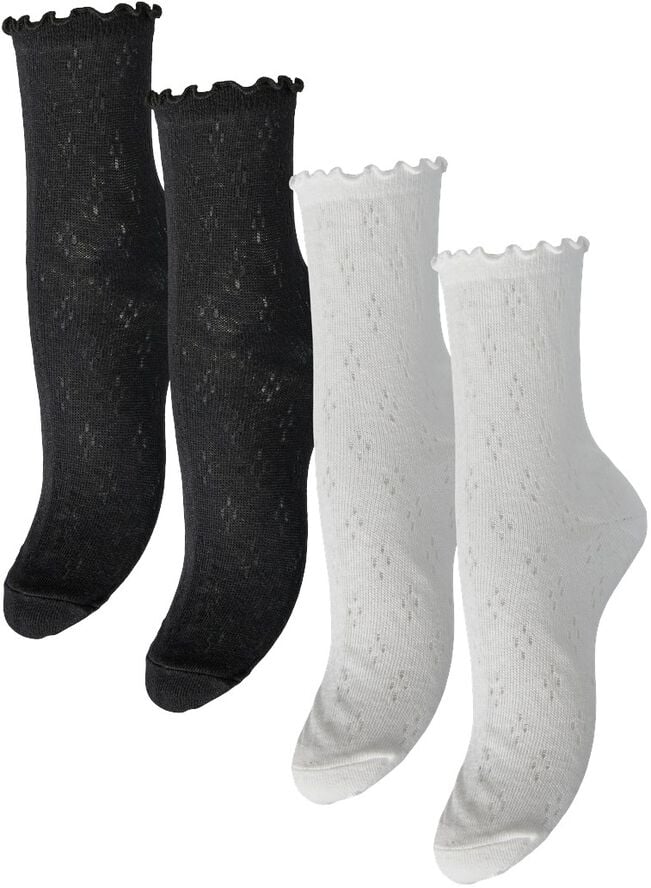 PCTHERESE POINTELLE 4 PACK SOCKS
