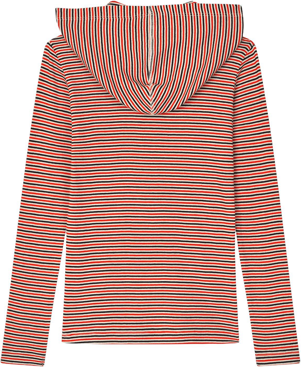 2x2 Cotton Stripe Tally Hoodie
