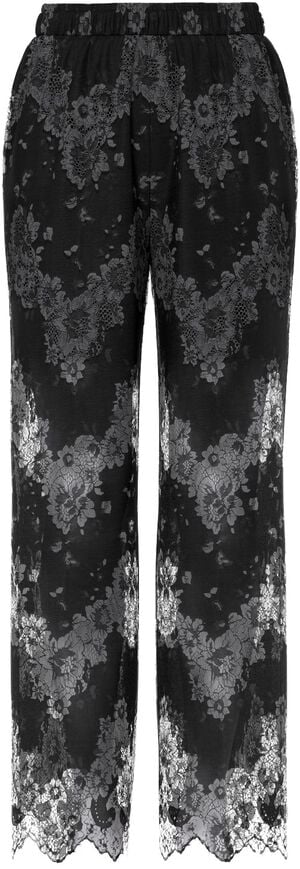 PCRINNE HW STRAIGHT LACE PANTS WVN