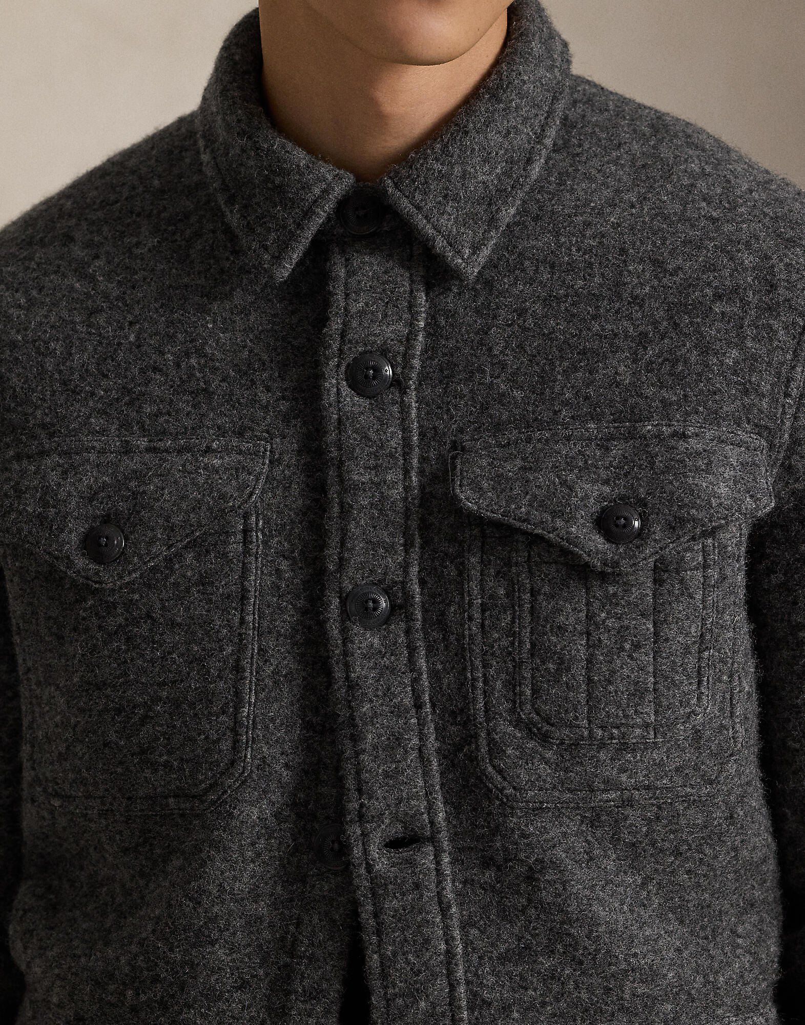 Felted Wool-Blend Jacket