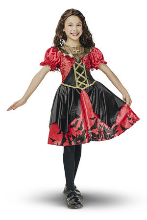 VAMPYRINDE KJOLE 140 CM