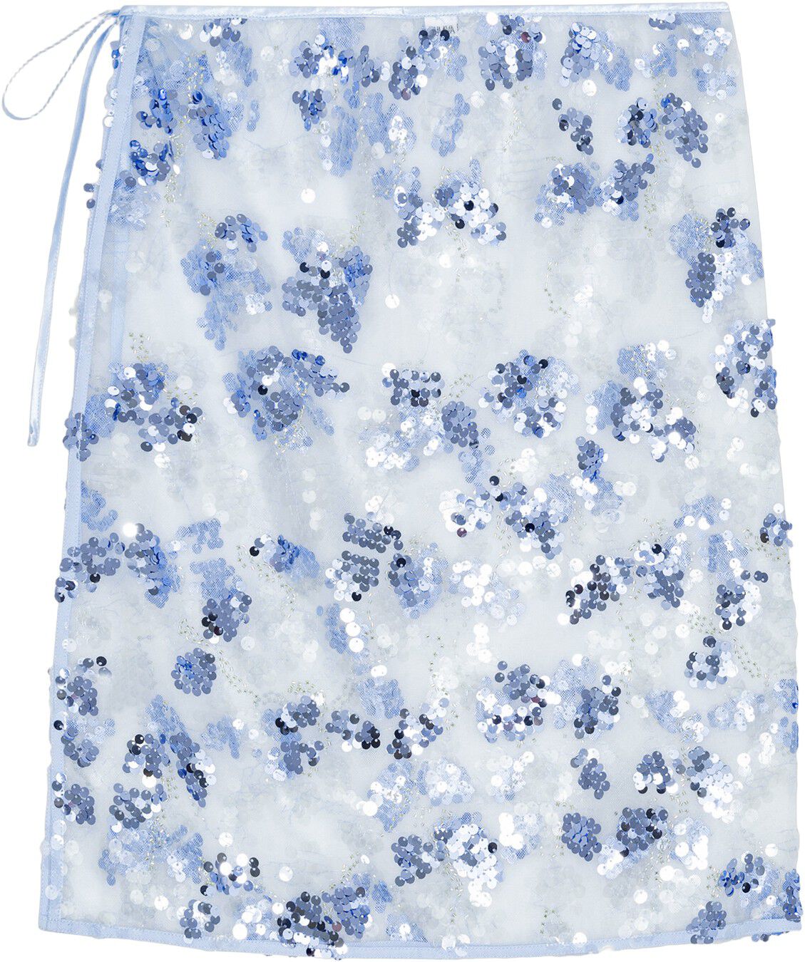 Sequin Wrap Skirt