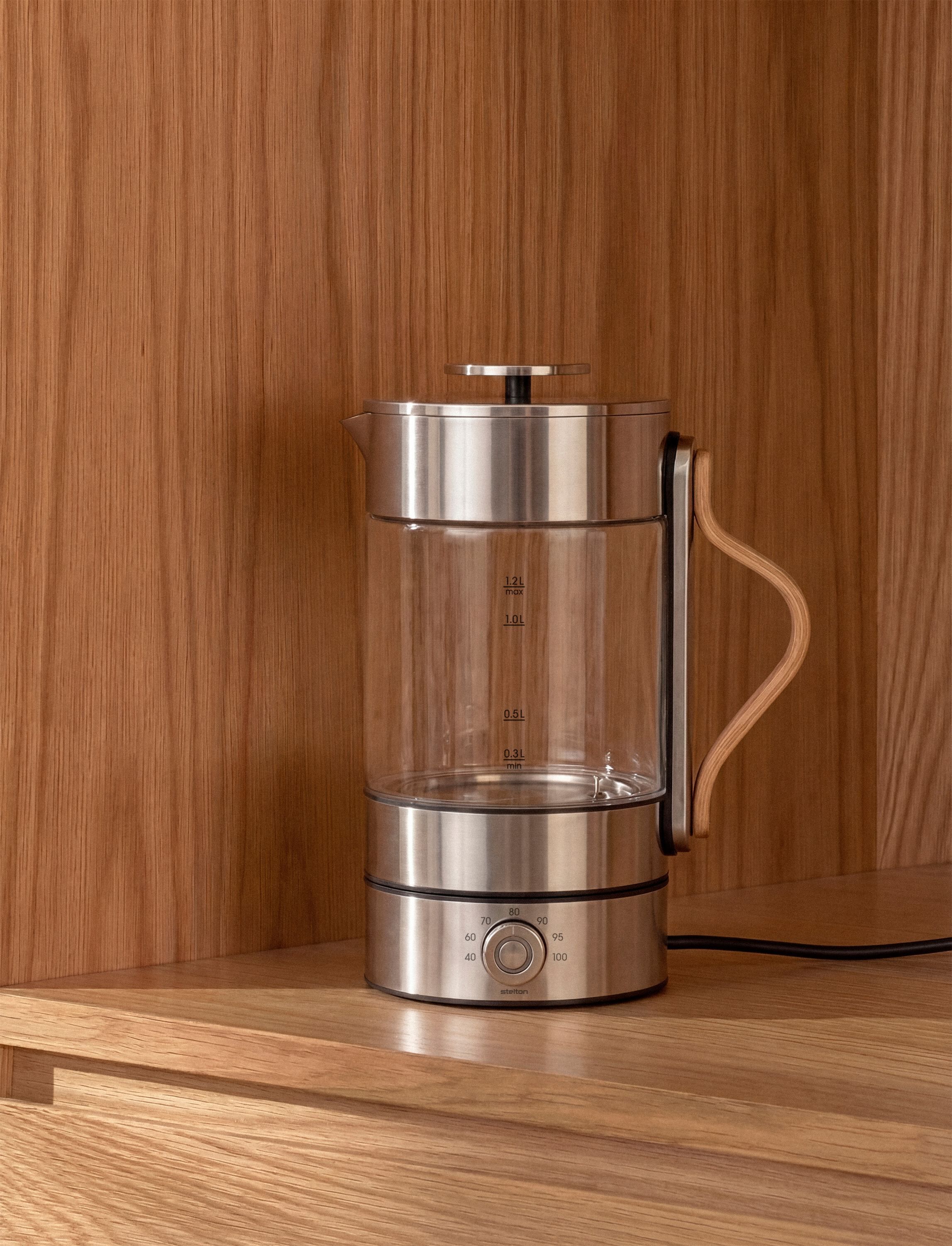Emma vattenkokare (EU) 1.2 l. clear/steel