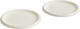 Barro Plate-Set of 2-Ø24-Off-white