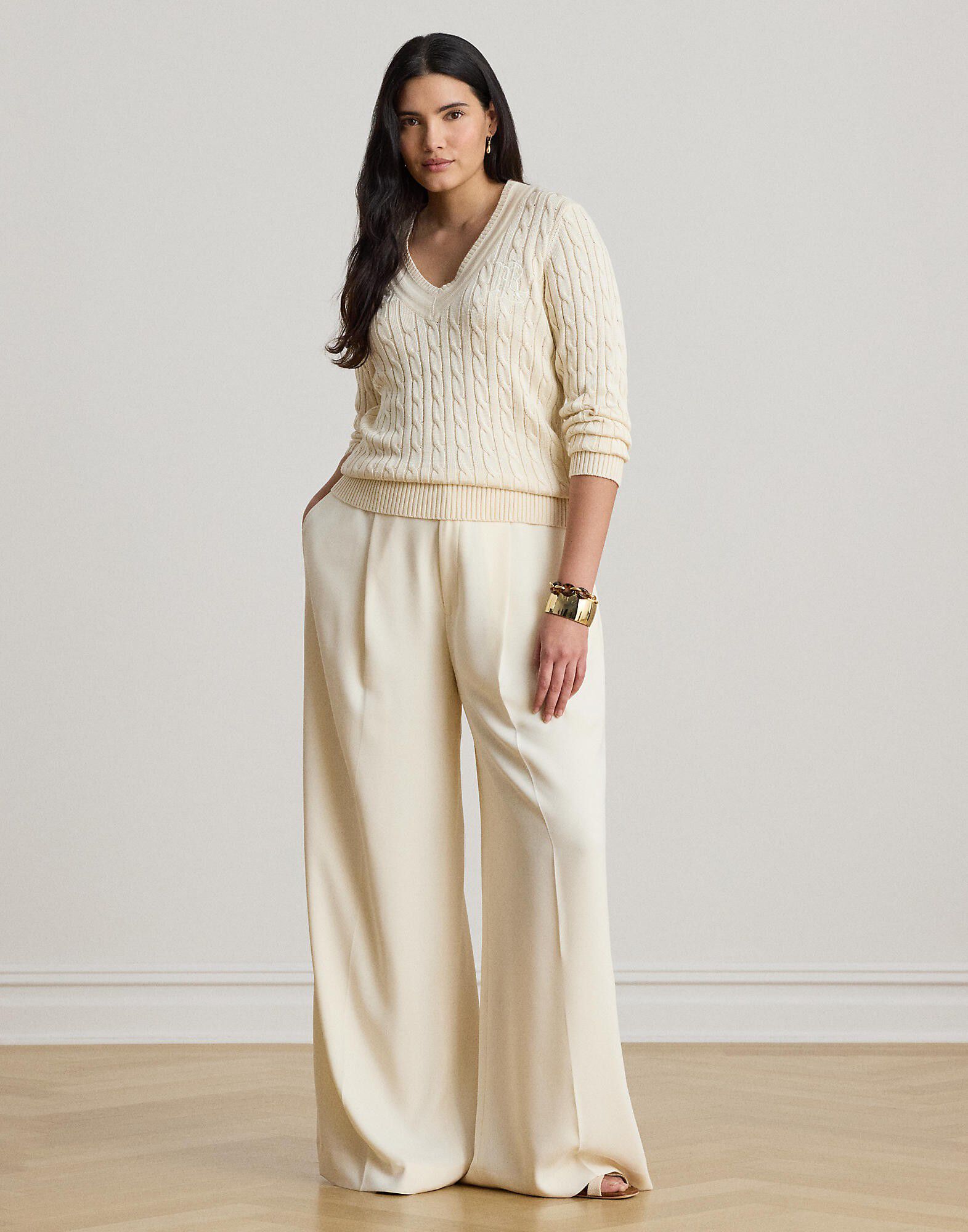 Cable-Knit Cricket Sweater