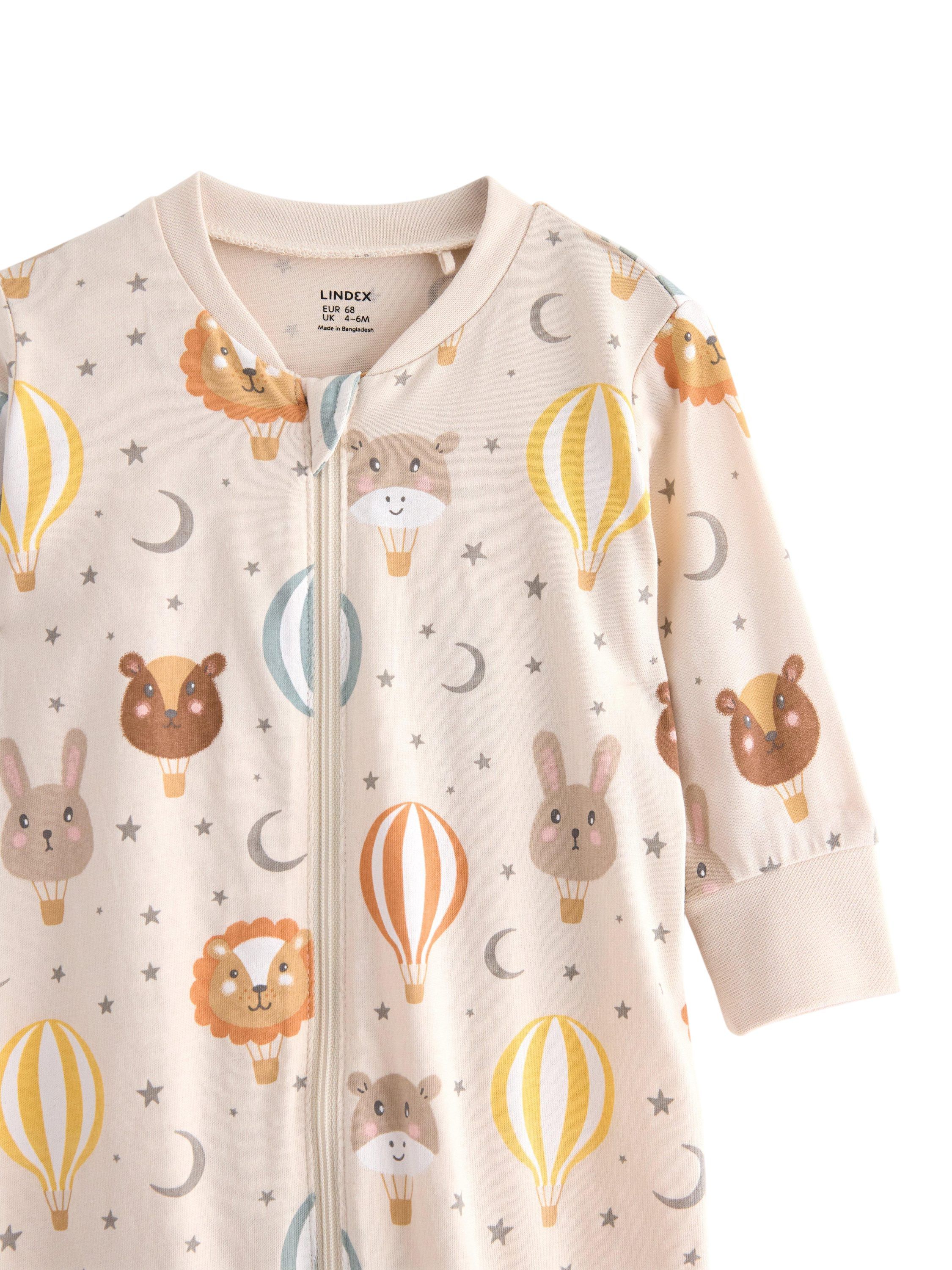 Soft pyjamas in cotton with long sl