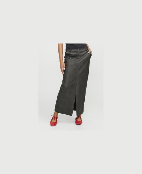 JXMADDY REG LONG MW PU SKIRT OTW