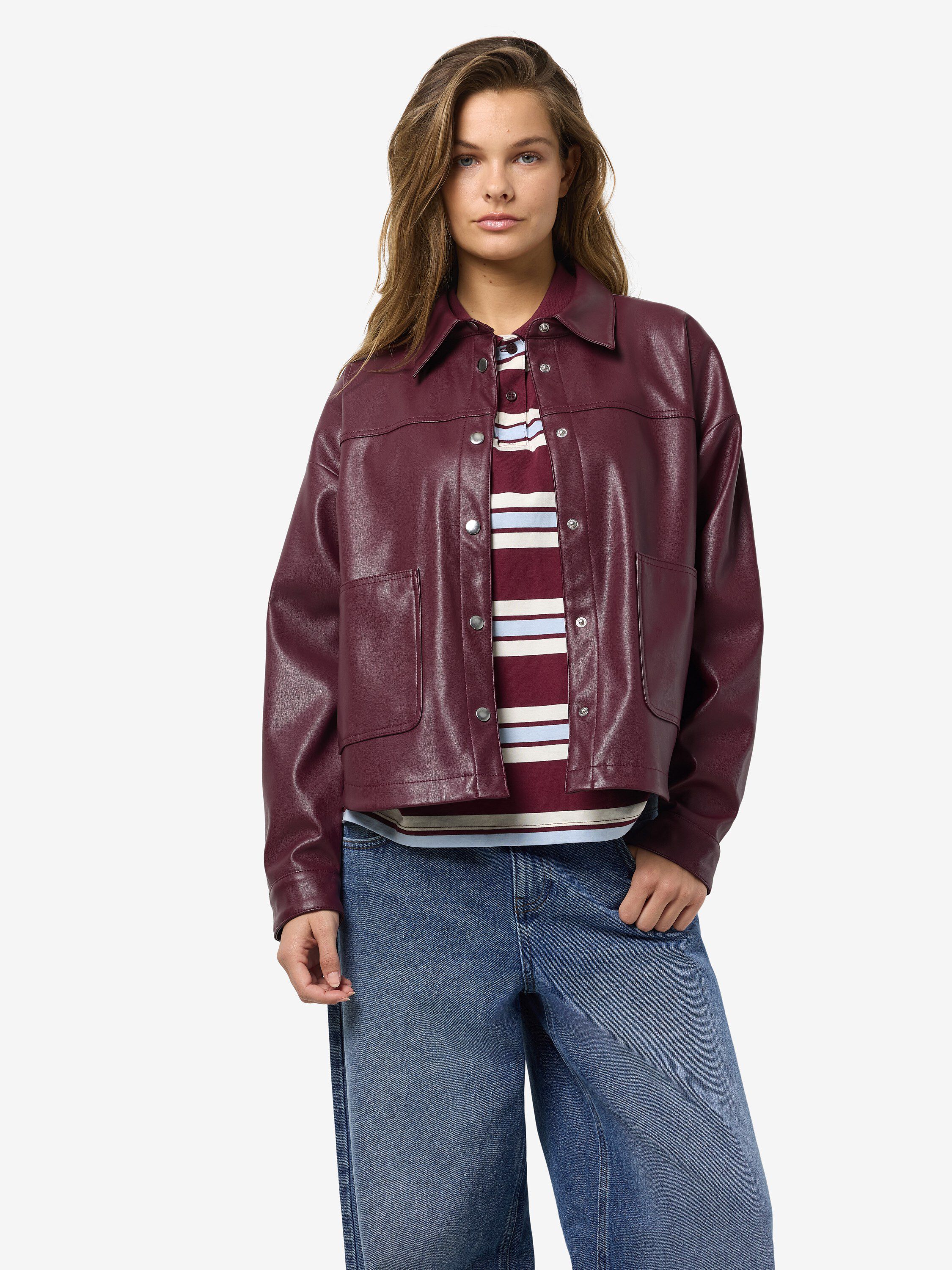 NMBETTIE LS PU SHIRT