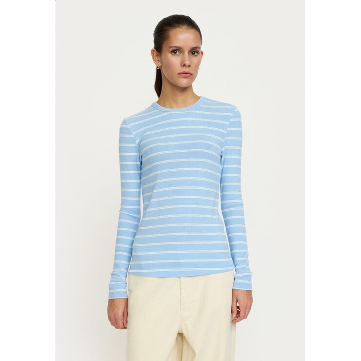 SRFenja Stripe O-neck Top