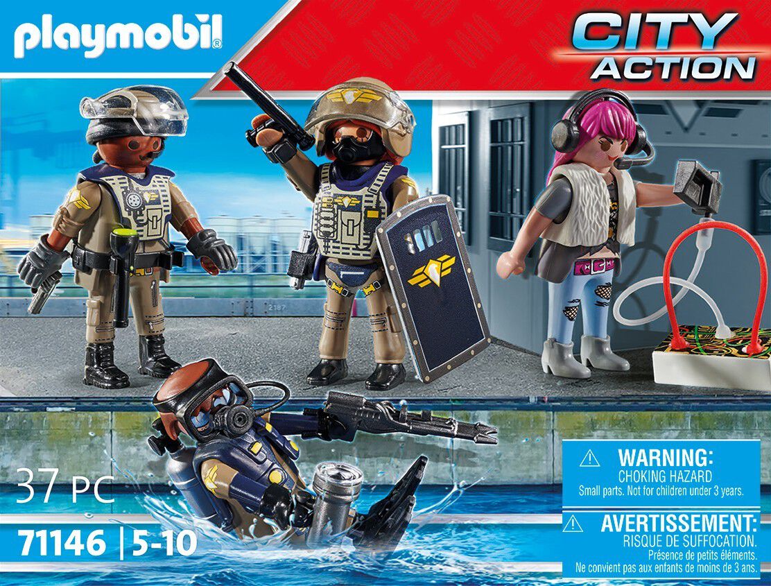 Playmobil Tactical Unit Figure set