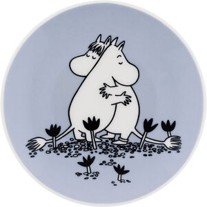 Moomin minitallerken 10,5cm K&aelig;rlighed Bl&aring;