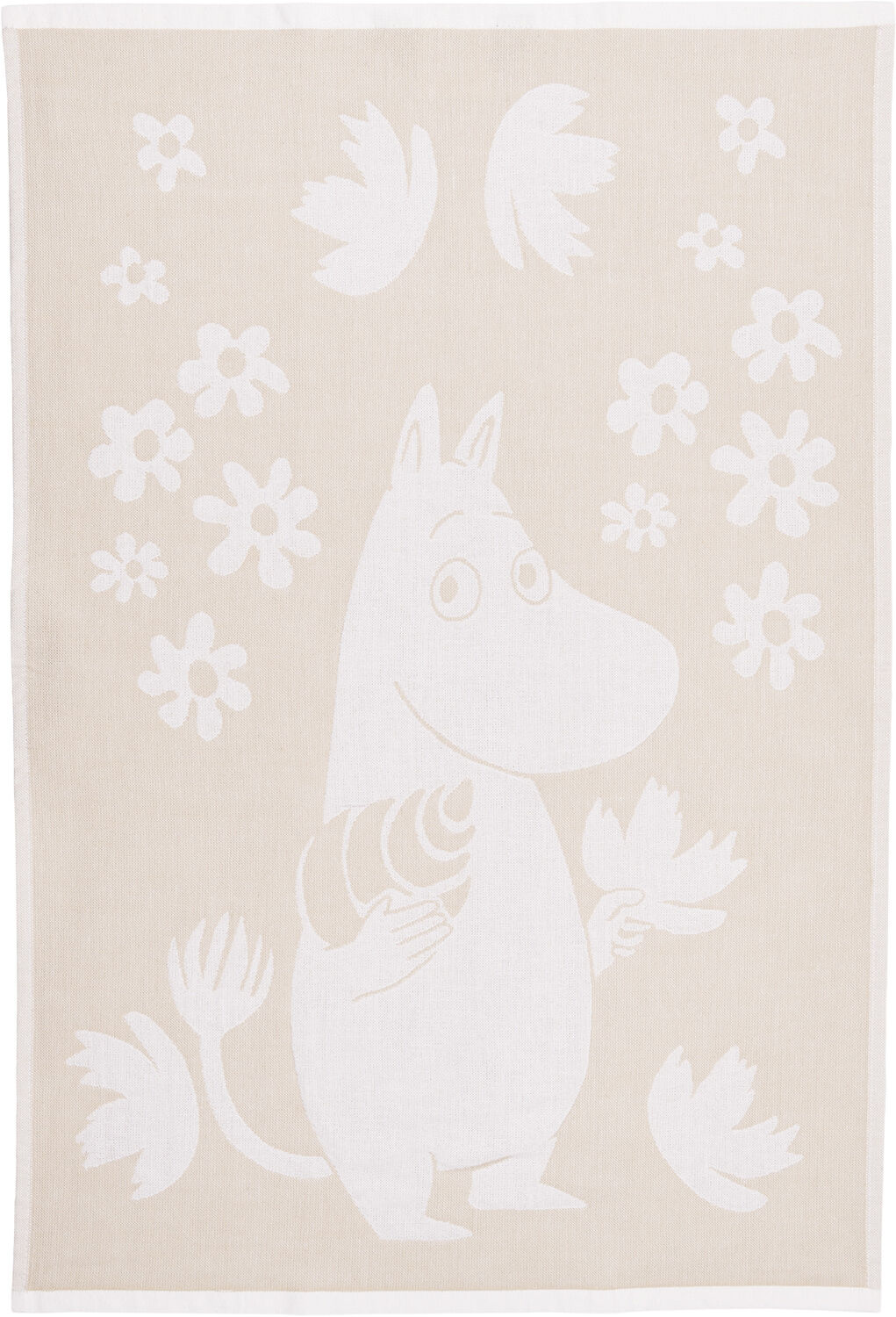 Moomin Arabia Viskestykke jaquard 45x65 cm Moomintrold