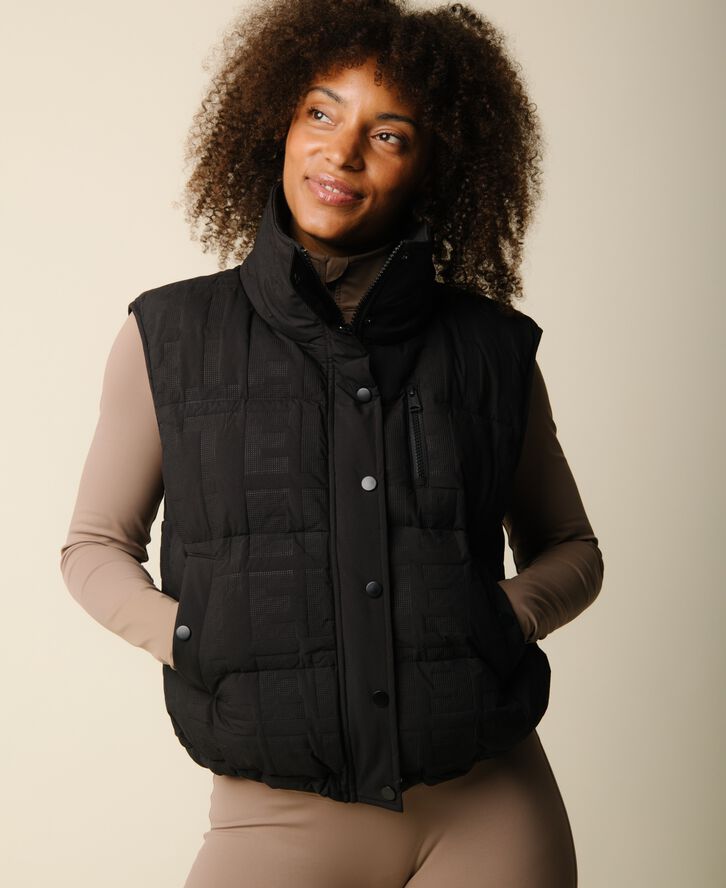 Cartel x Align by Blume puffer vest - Nero