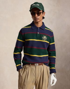 2/10 WOOL/CASH RWS-SWEATER-POLO