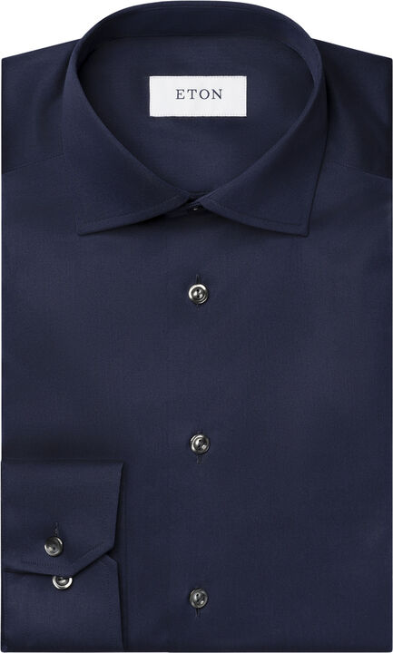 Contemporary Fit Light Blue Signature Twill Shirt