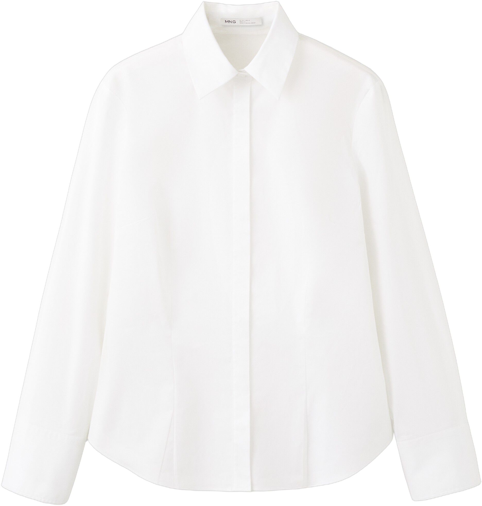 Slim-fit poplin shirt