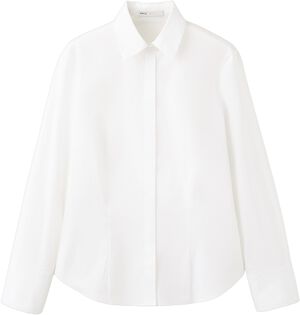 Slim-fit poplin shirt