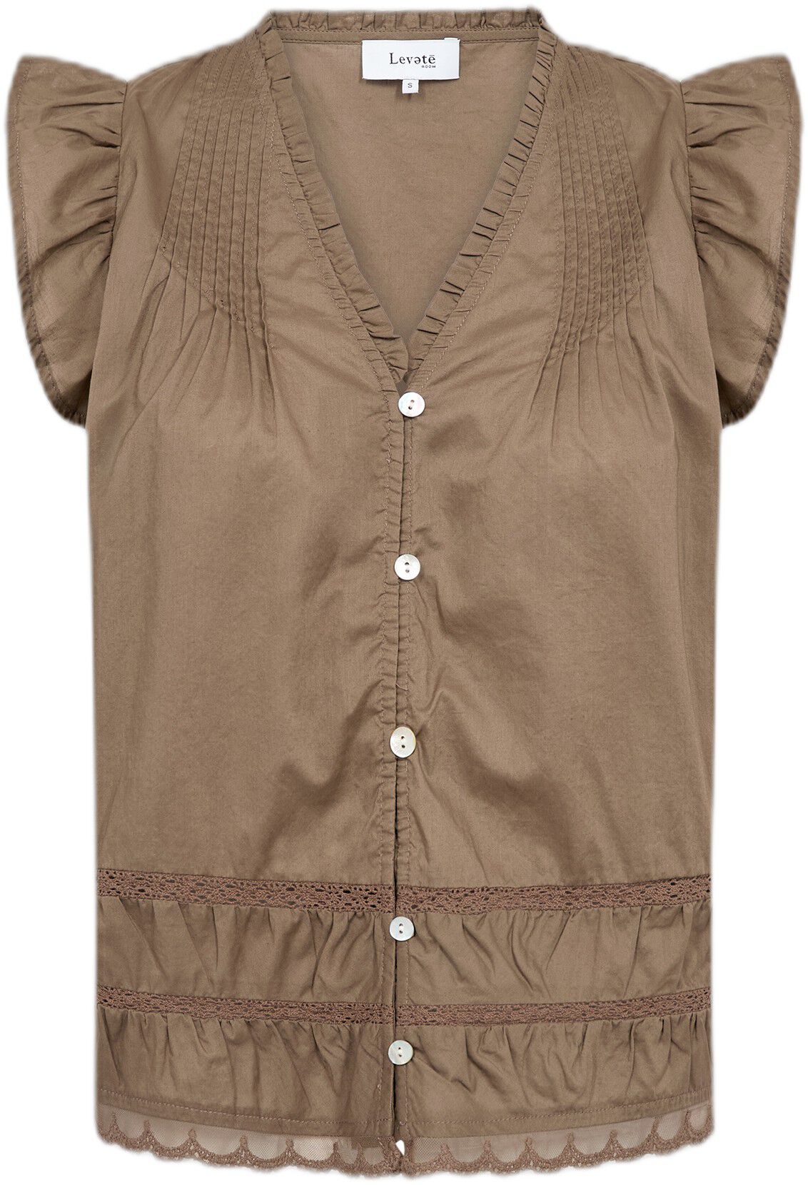 LR-ROSY 2 Bluse Brun