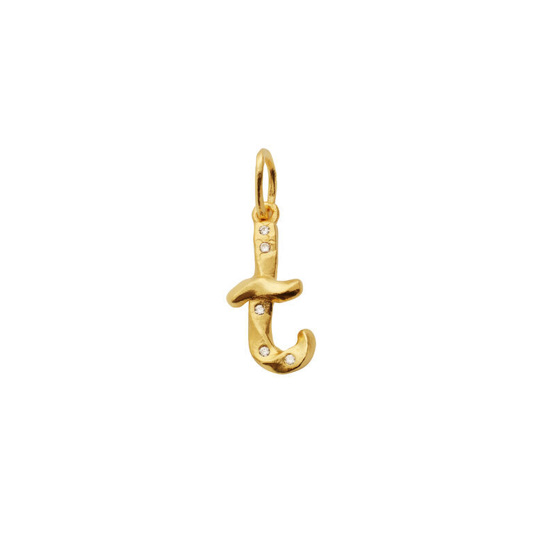 Alphabet Pendant Gold