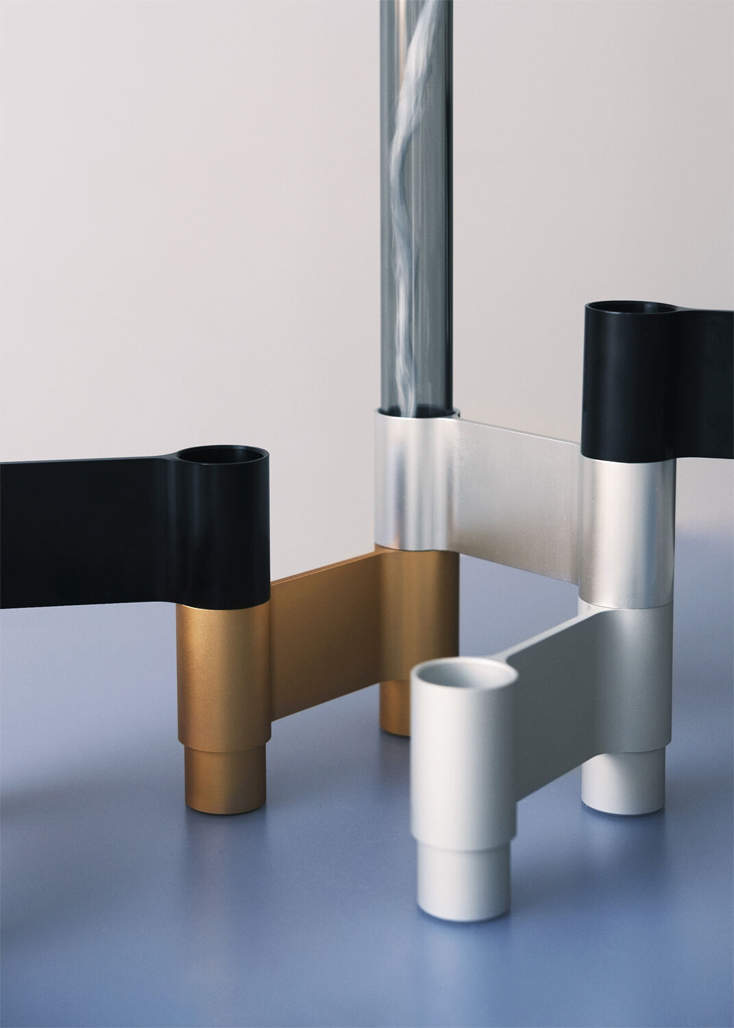 LINK, CANDLE HOLDER, BLACK ANODIZED, 11060B