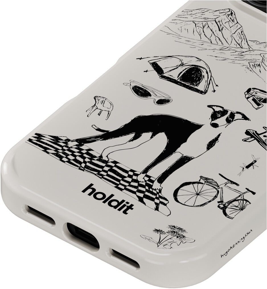 Graphic Print Case MagSafe iPhone 17 Pro Max Wool Gray