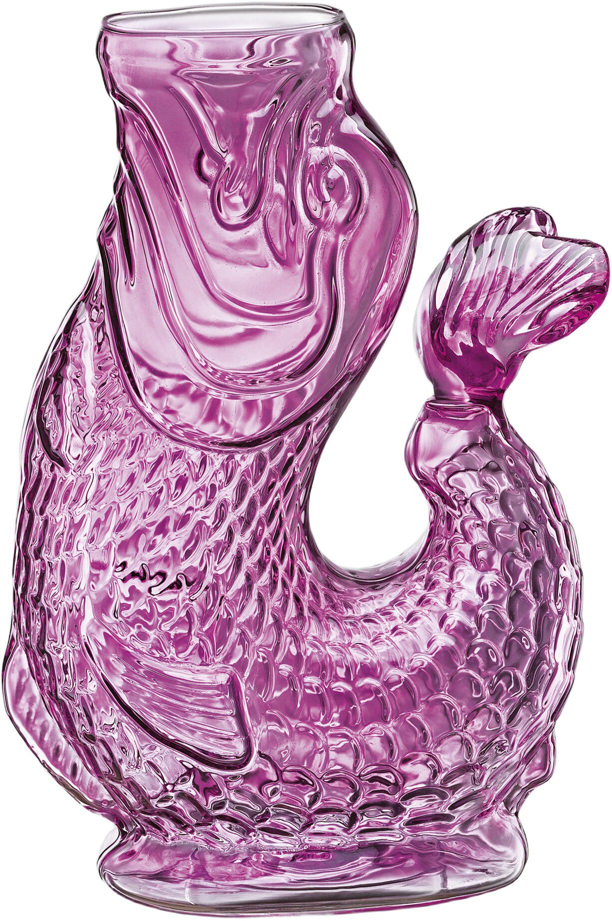 Vandkaraffel fisk, lilla, glas, NEMO