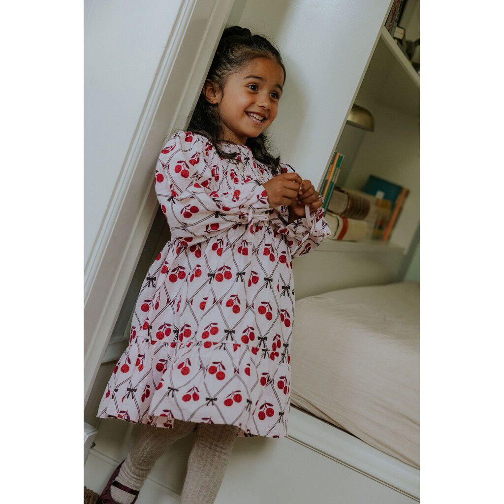Winter Glitter Berry Dress