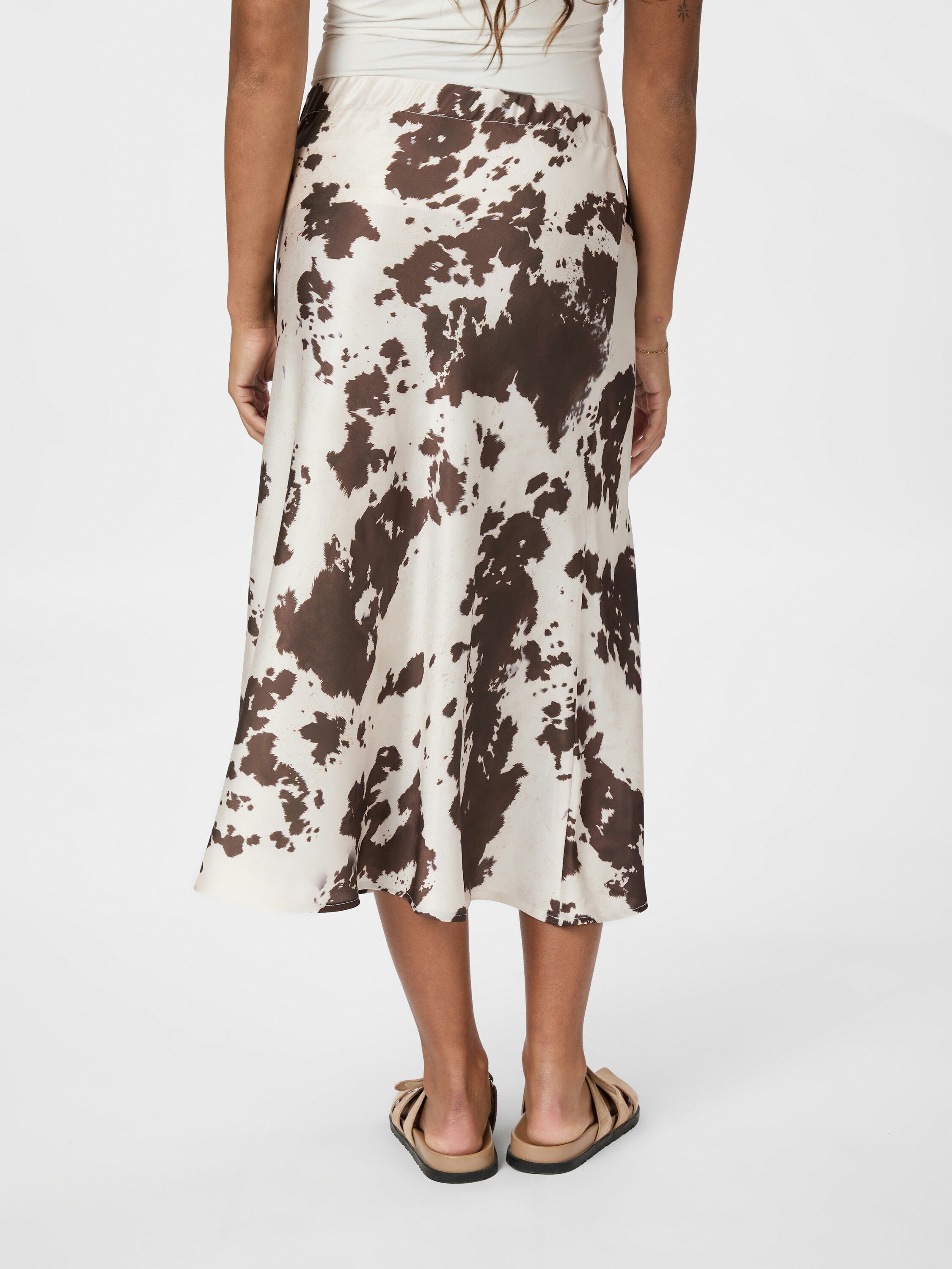 Viso Cow Print Skirt