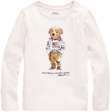 polo bear cotton jersey tee
